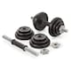 image 3 of York 20kg Cast Iron Adjustable Dumbbell Set - Black.