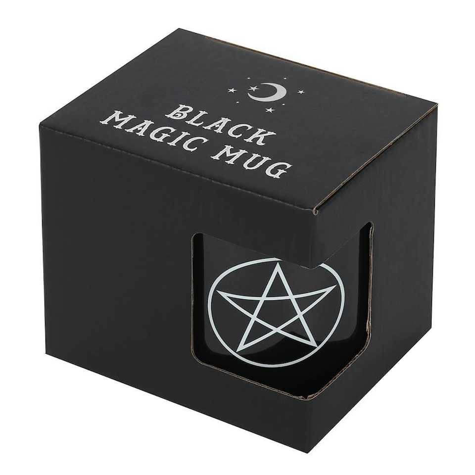 image 1 of Ceramic Pentagram Black Mug - 350ml