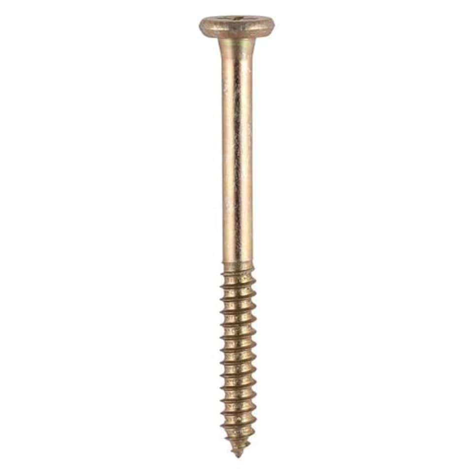 image 1 of Timco - Element Screws - Shallow Pan Countersunk - PH - Self-Tapping Thread - AB Point - Yellow (Size 4.8 x 65 - 200 Pieces)