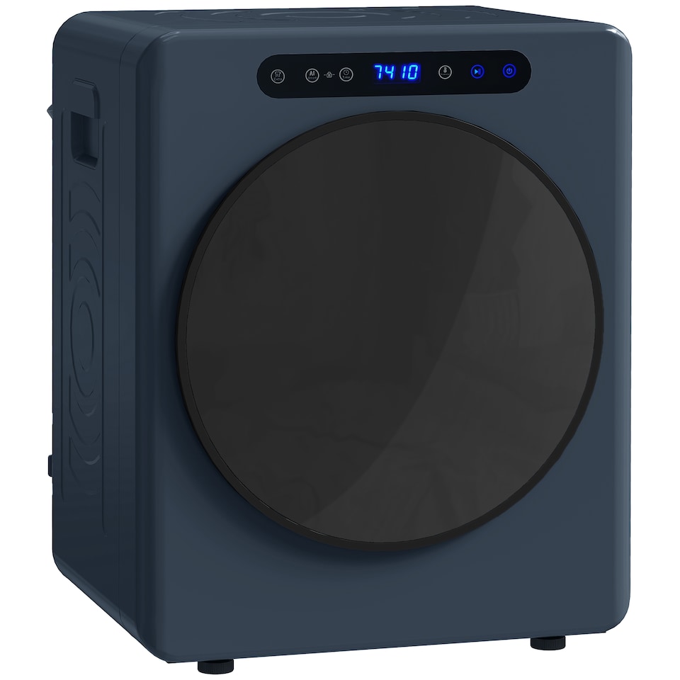 image 1 of HOMCOM 5 kg Portable Vented Tumble Dryer Machine with Timer, Blue