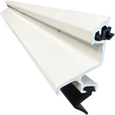 Exitex Exeplex Rain Deflector 914mm, Aluminium Door Draught Excluder, Door Weather Bar | White