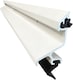 image 1 of Exitex Exeplex Rain Deflector 914mm, Aluminium Door Draught Excluder, Door Weather Bar | White