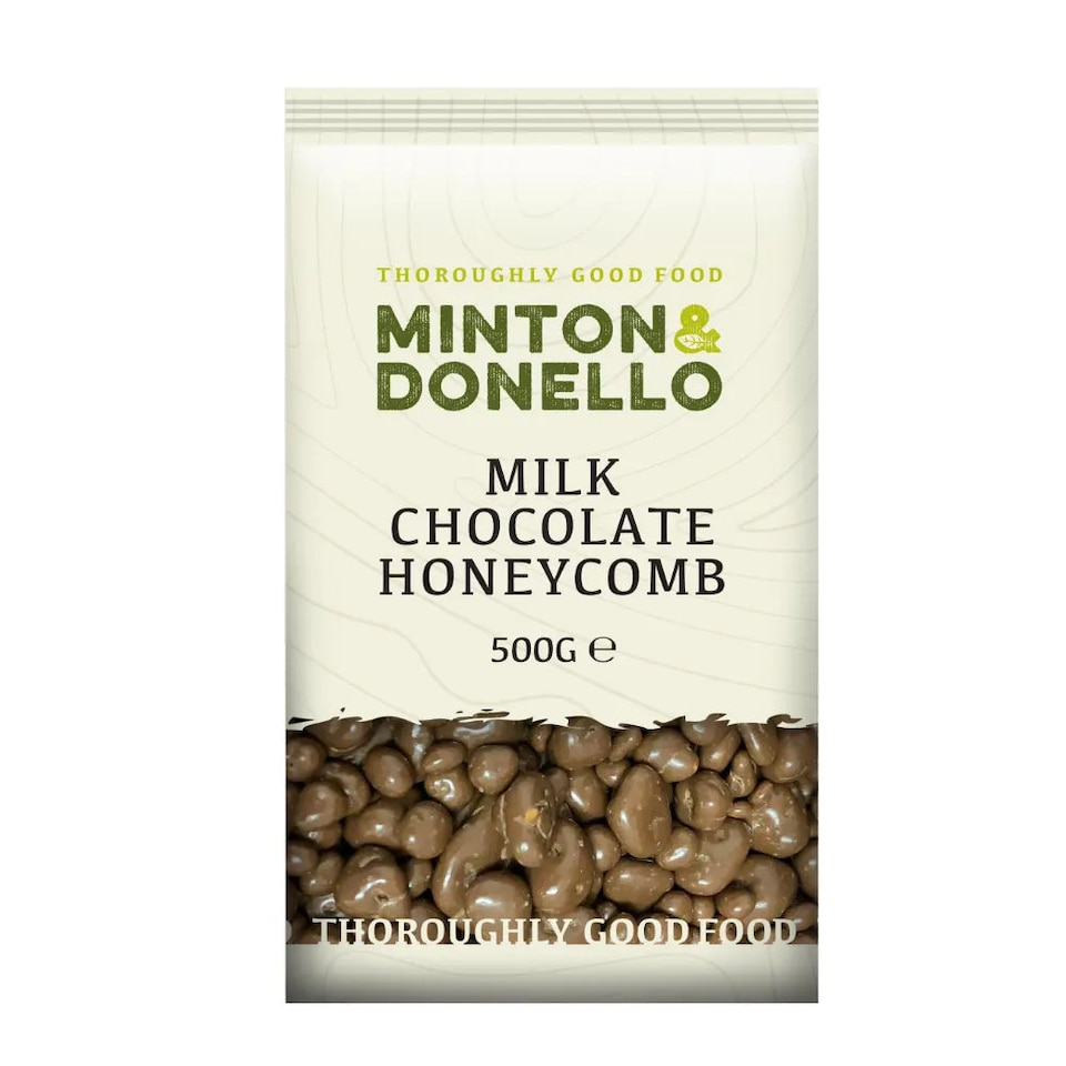 image 1 of Minton & Donello Milk Chocolate Honeycomb 6 x 500g