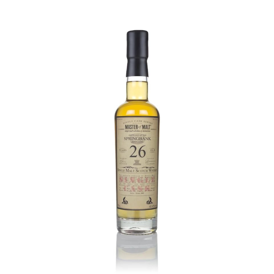 image 1 of Springbank 26 Year Old 1991 - Single Cask Master of Malt