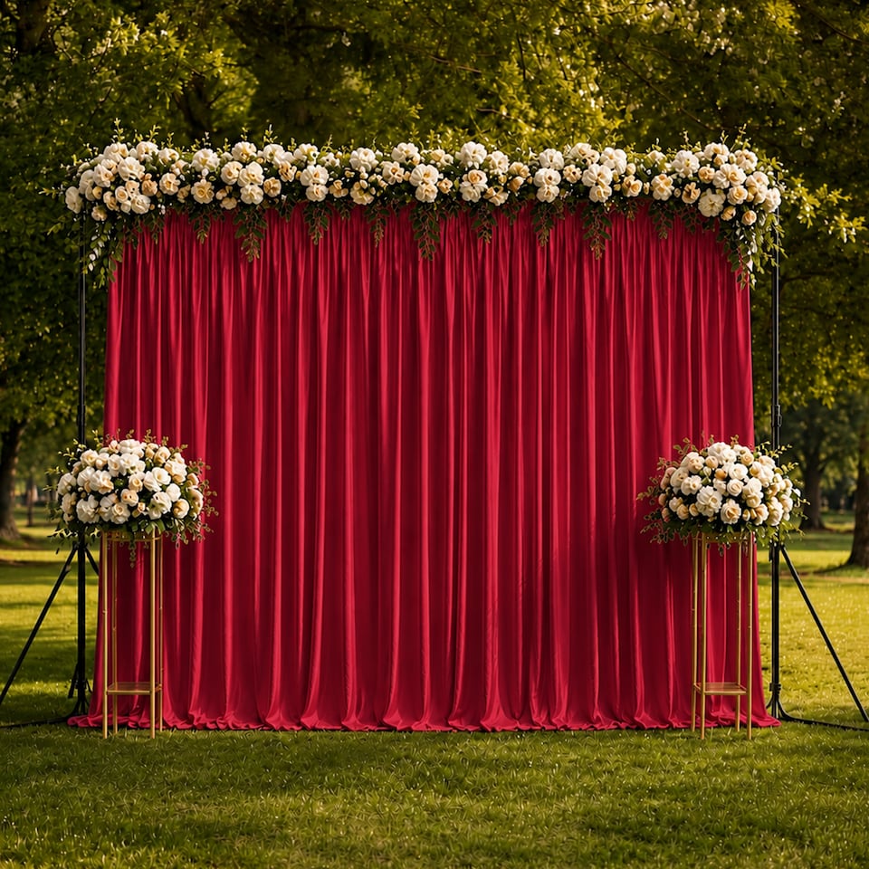 image 1 of 3x3M Velvet Photography Background, 190GSM Polyester Washable Backdrop