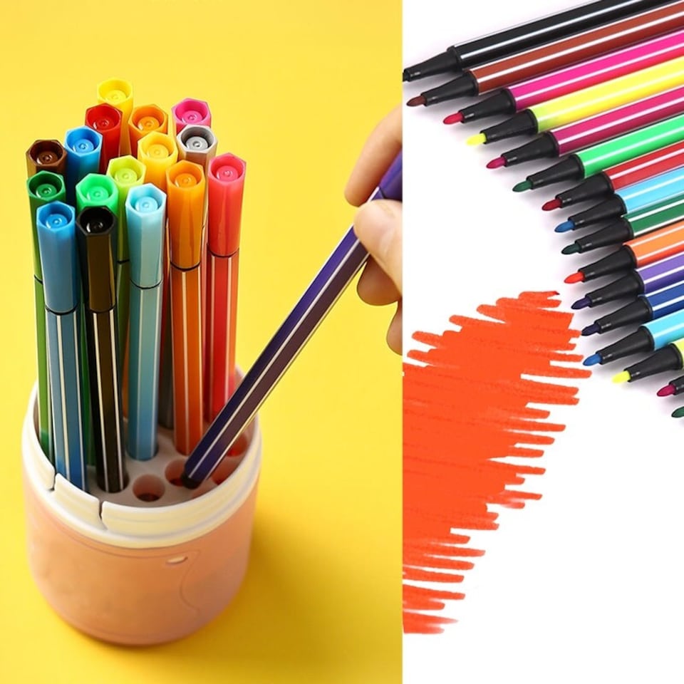 image 1 of Pack of 12 Washable Watercolour Pens