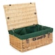 image 6 of 55cm Buff Picnic Basket with Lining Red | Red | One Size
