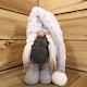 image 4 of 80cm Festive Christmas Female Grey Gonk with Oversized Hat & Extendable Legs
