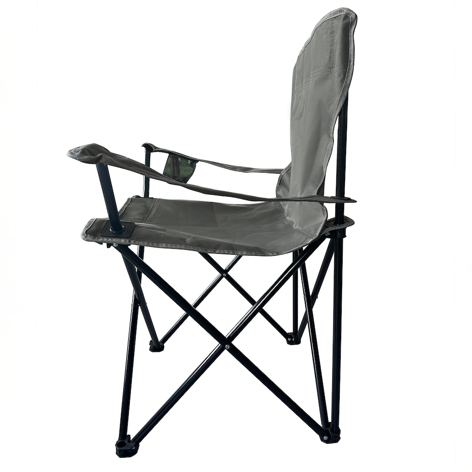 image 1 of OHS 2 Pack Lightweight Folding Camping Chair With Cup Holder Portable Outdoor Garden Travel