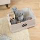 image 2 of OHS Collapsible Pet Dog Storage Organiser Basket Toy Bin, Large - Beige