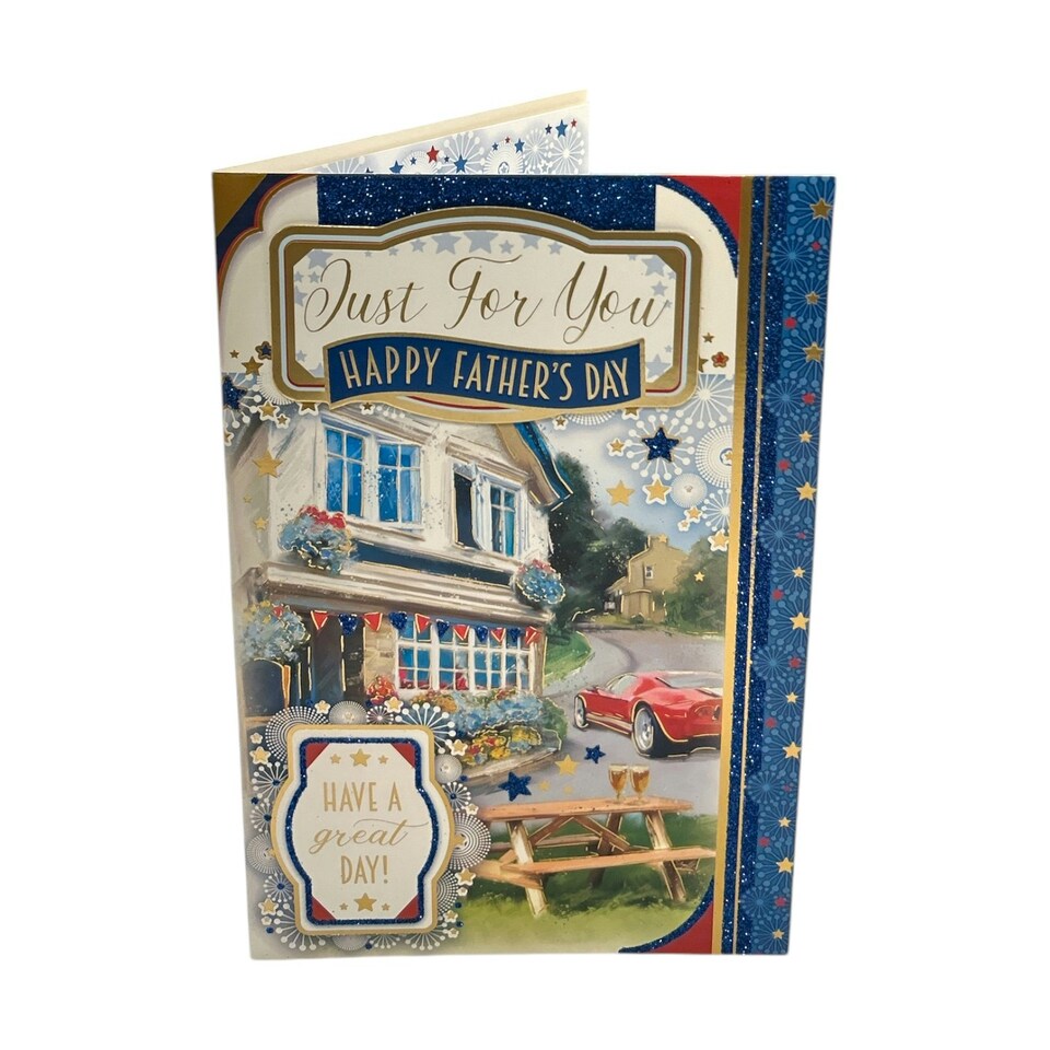 image 1 of Just For You Beautiful House Design Father's Day Card
