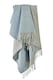 image 2 of Lifestyle Dartmoor Throw/Blanket - Blue Mist | Blue