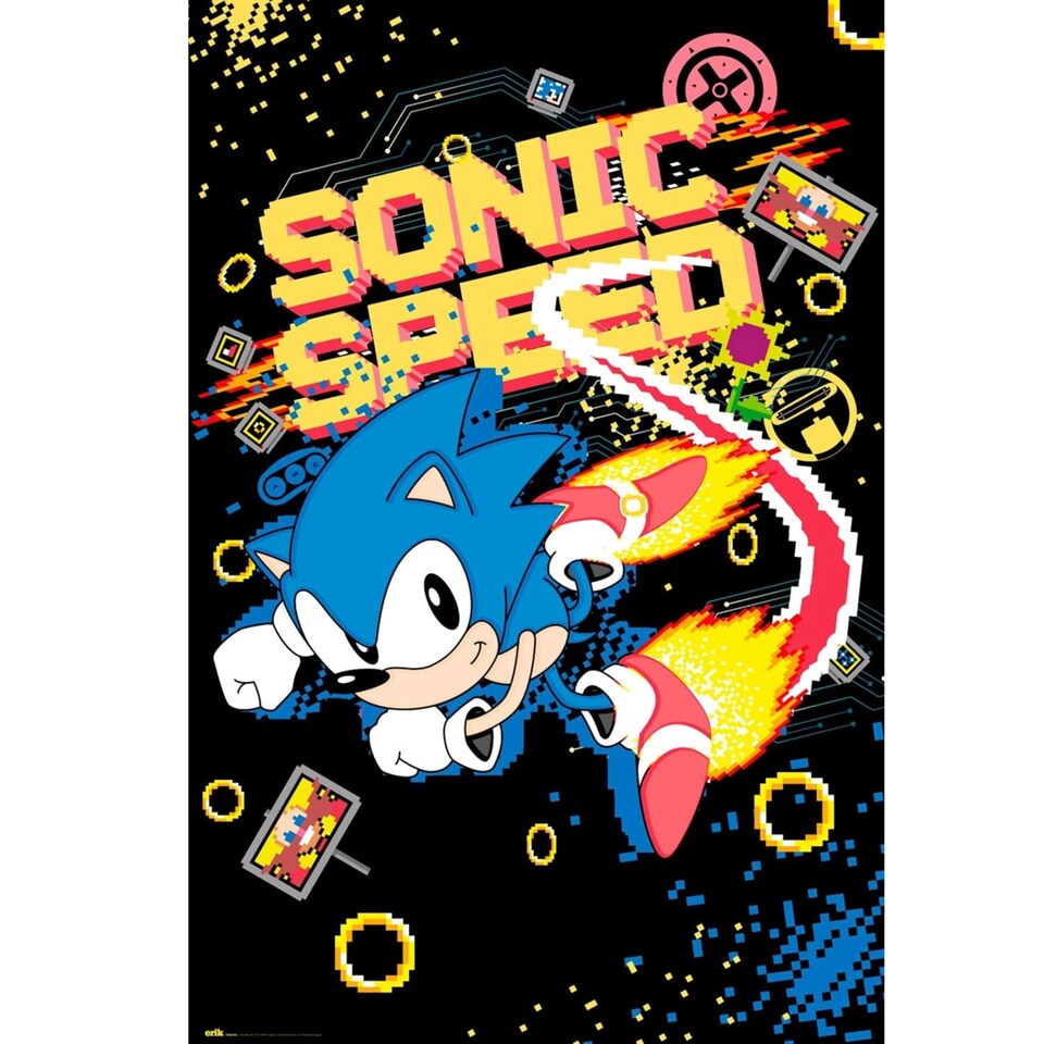 image 1 of Sonic The Hedgehog Speed 61 x 91.5cm Maxi Poster