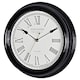 image 4 of Acctim Redbourn Wall Clock Black