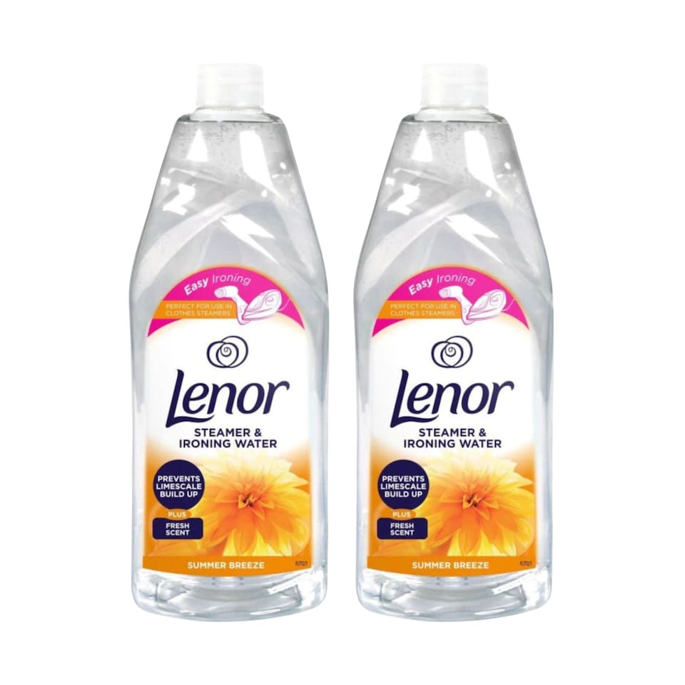 image 1 of Lenor Steamer & Ironing Water Summer Breeze 1L x2