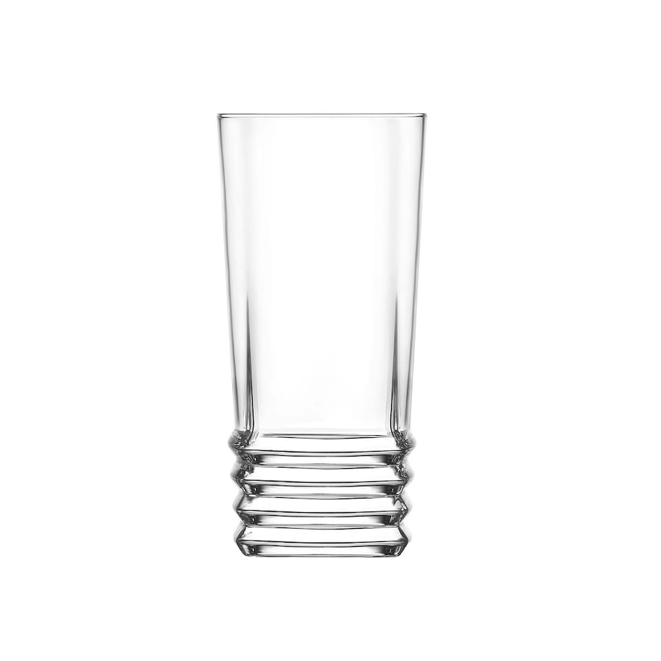 image 1 of LAV Elegan Highball Glasses - 370ml - Clear - Pack of 6