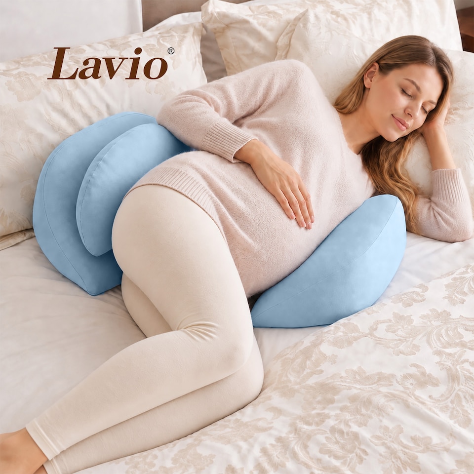 image 1 of Lavio Maternity Pregnancy Pillow Body Support Nursing Feeding Cushion