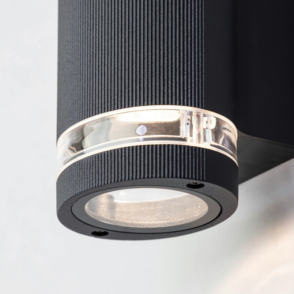 image 1 of BHS Murray Up and Down Outdoor Wall Light, Black