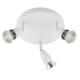 image 2 of Amalfi 3 Light Adjustable Spotlight Gloss White, GU10
