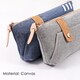 image 5 of Trendy Canvas Design Quote Zip Pencil Case Case