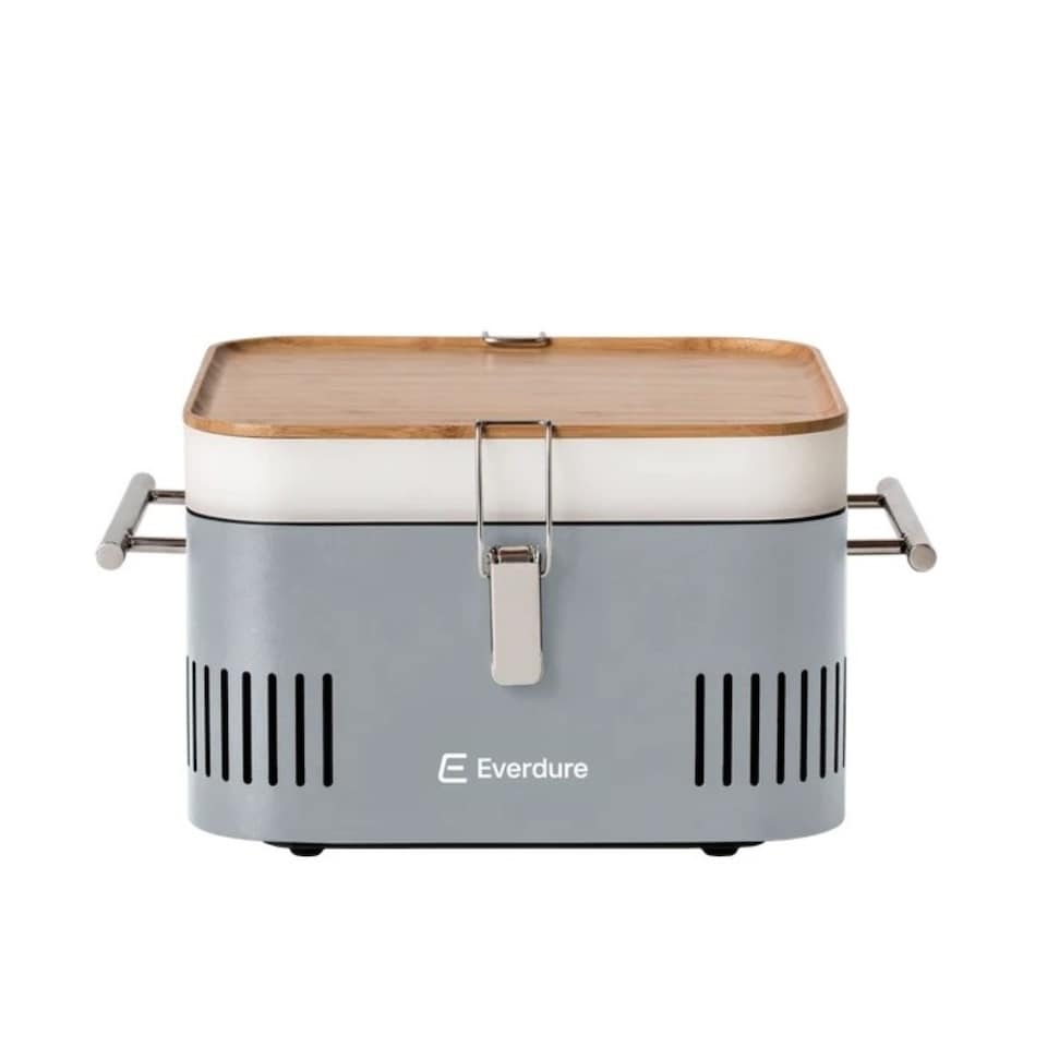 image 1 of Everdure CUBE Portable Charcoal Barbecue | Grey | Stone