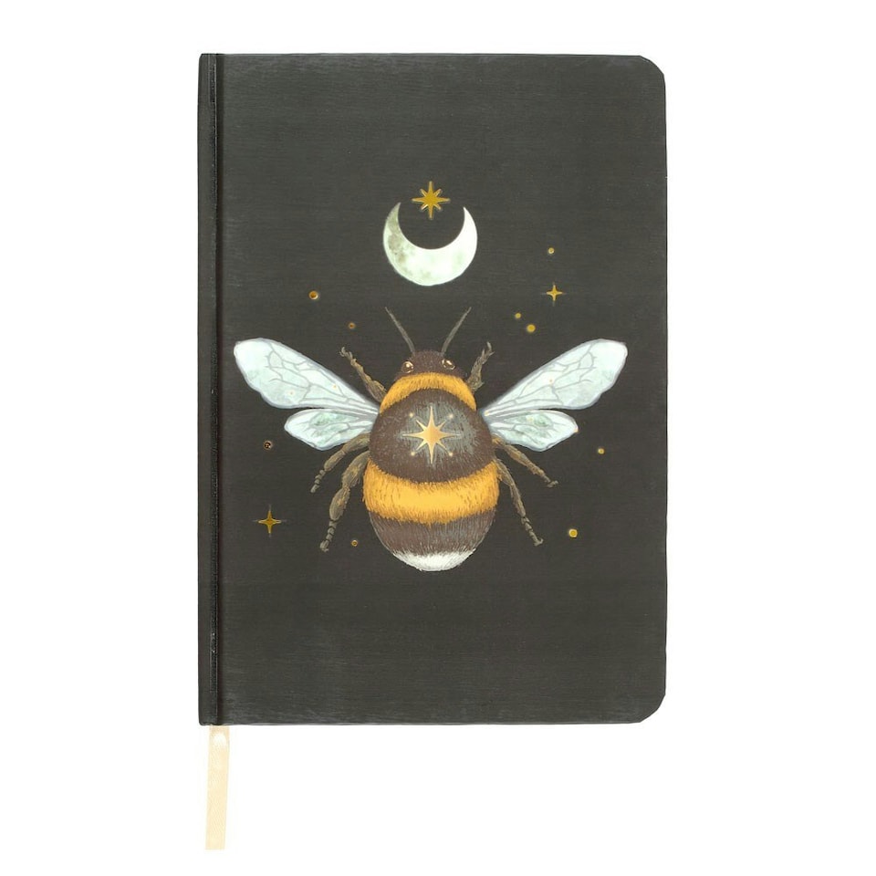 image 1 of Something Different Forest Bee A5 Notebook - Black - One Size
