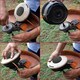 image 4 of SPARES2GO Trimmer Head Spool for Stihl FSA80 FSA120 FSA130 FSA135 Brushcutter 10mm