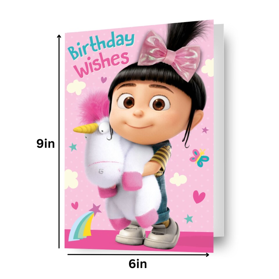 image 1 of Despicable Me Minions 'Birthday Wishes' Card