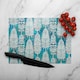 image 2 of Tribal Art Animal Glass Chopping Board | Multi