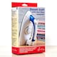 image 5 of Sew Easy Travel Steam Iron - 700W Compact Portable Iron with Fold-Down Handle & Non-Stick Soleplate