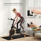 image 9 of HOMCOM Exercise Bike Indoor Cycling with LCD Display, Heart Rate Sensor