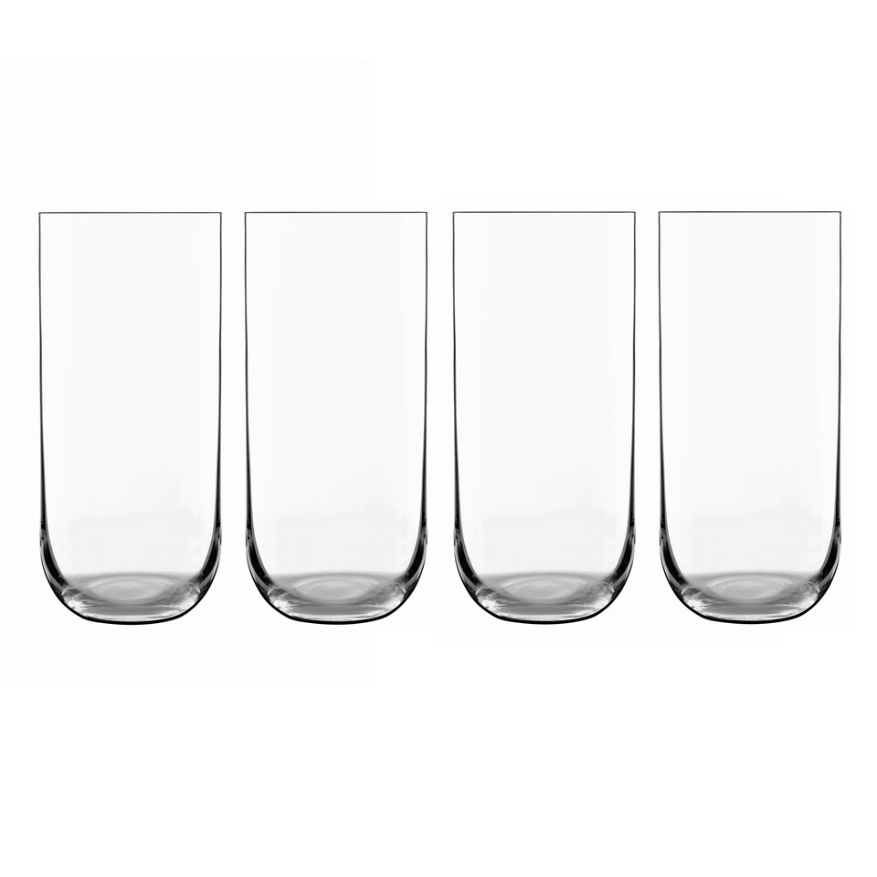 image 1 of Luigi Bormioli Sublime Beverage Glasses Set 590 ml Crystal Glassware - Pack of 4 N/A