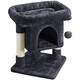 image 1 of Yaheetech 59 cm 2-Level Cat Tree with Condo Black