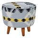 image 1 of Interiors by Premier Cefena Round Footstool