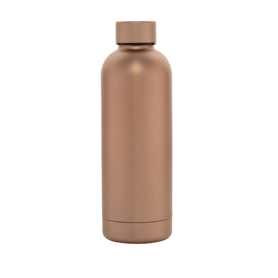 image 1 of XD Collection Impact Recycled Stainless Steel Vacuum Insulated 500ml Water Bottle - Brown - One Size Brown | One Size