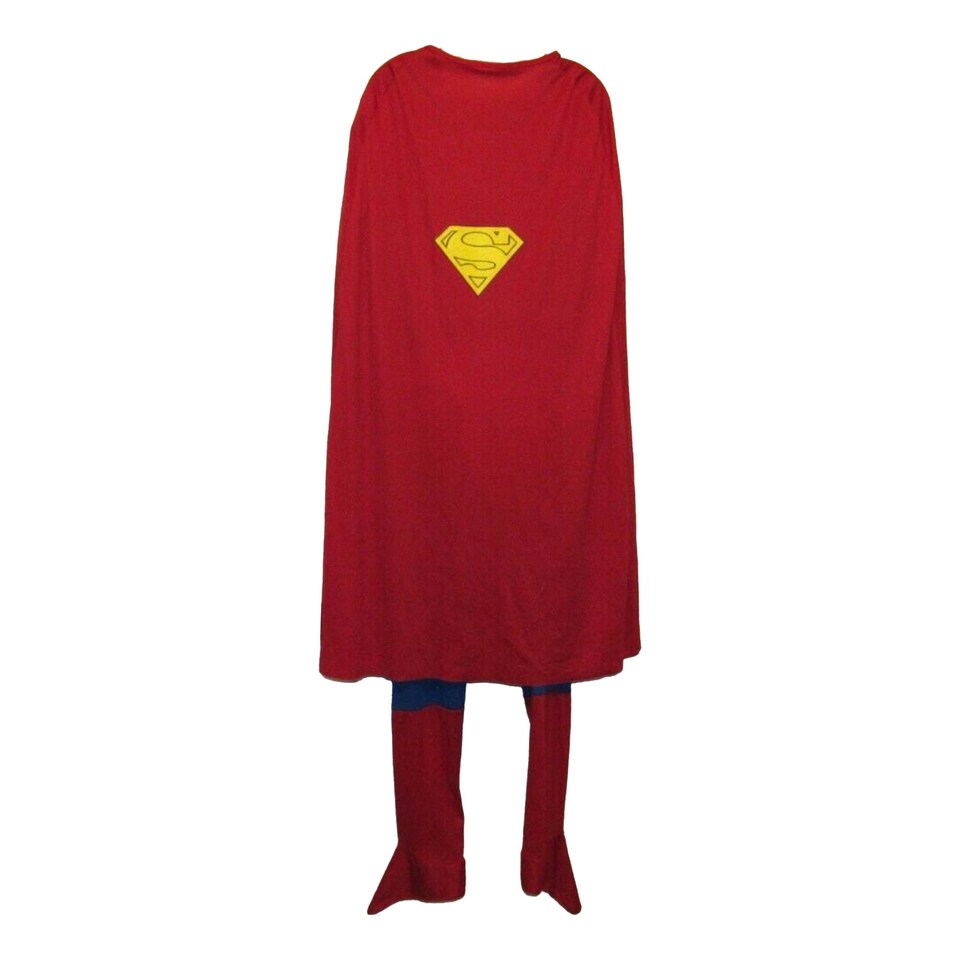 image 1 of Superman Mens Deluxe Muscles Costume - Blue/Red/Yellow - L Blue | L