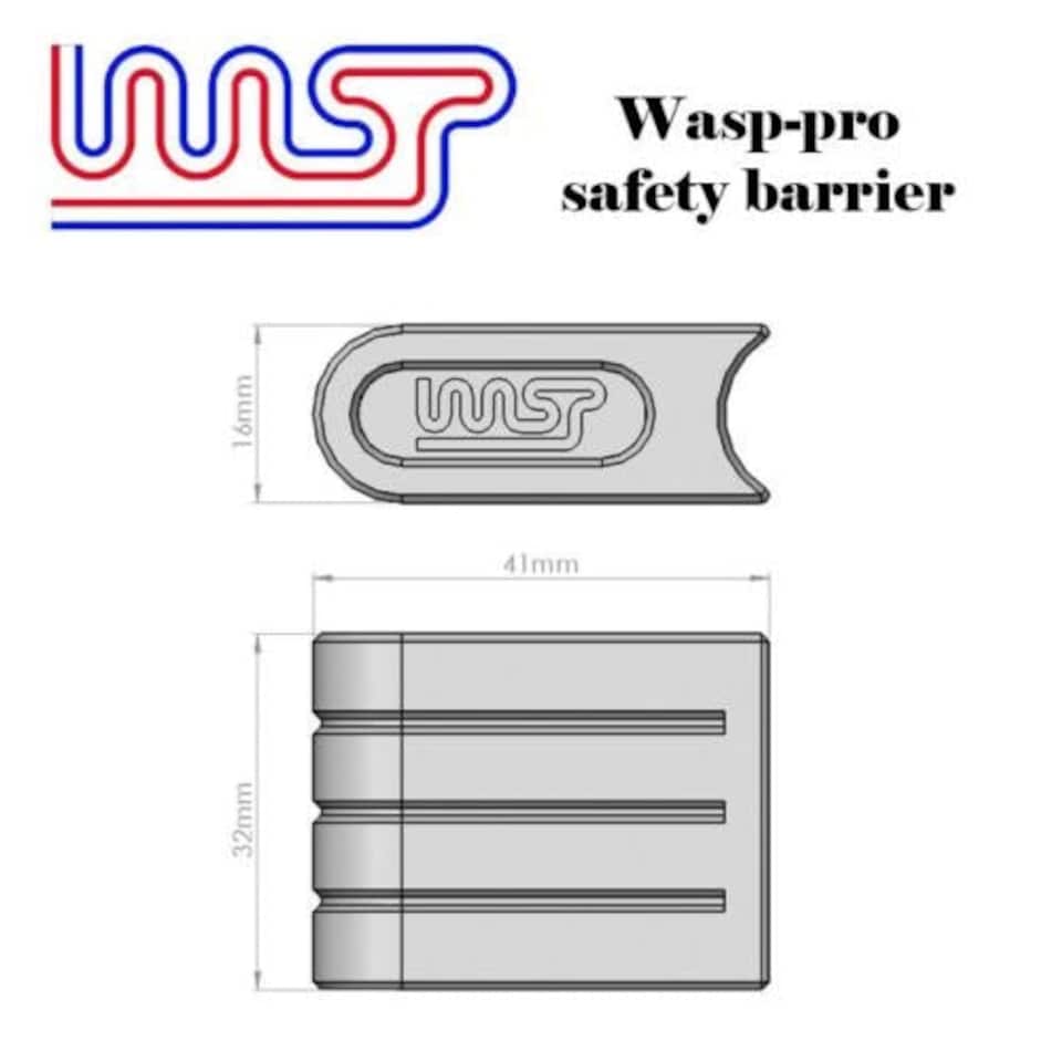 image 1 of Slot Car Track Scenery Red Barriers x 12 1:32 Scale NEW Wasp