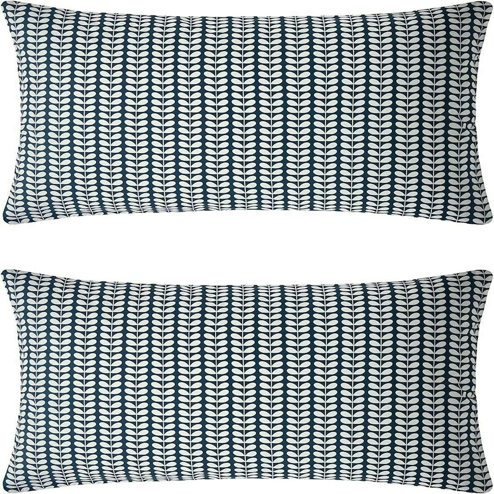 image 1 of Tiny Stem Duvet Cover Bedding - Super King - Blue