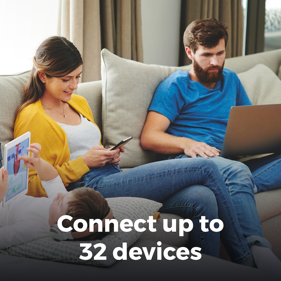 image 1 of 24 inch VOYAGER Smart Samsung Plus TV with built-in 5G Wi-Fi ROUTER