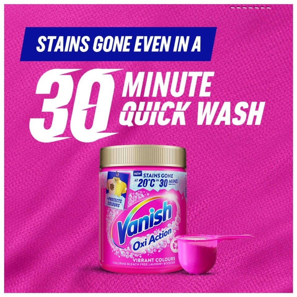 image 1 of Vanish Gold Oxi Action 2 x 2.4 kg (total 4.8 kg) Laundry Booster Fabric Stain Remover Powder for tough stains