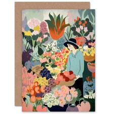 Mothers Day Card Mum Pastel Flower Market Thinking Of You Card