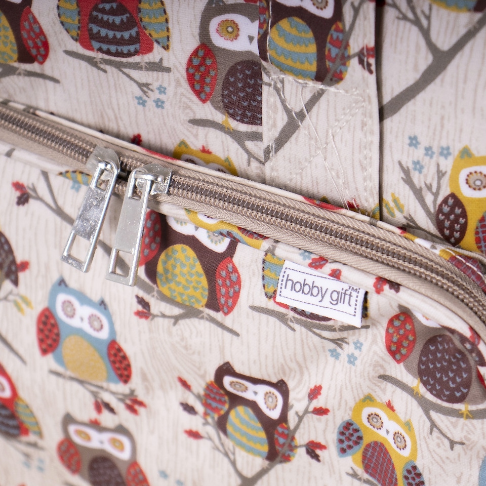 Hobby Gift Sewing Machine Bag, Printed, Hoot - Tesco Groceries