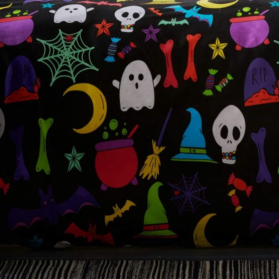 image 1 of Portfolio Home Ghouls & Ghosts Halloween Bedding Multi | Single