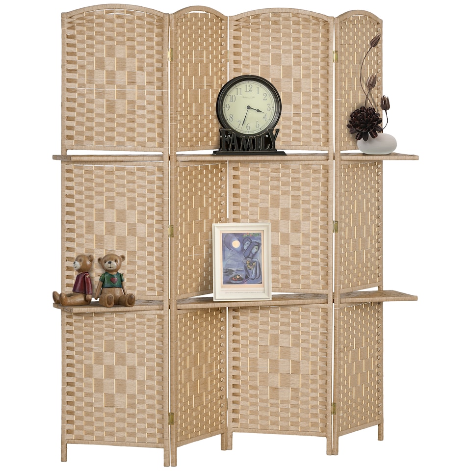 image 1 of HOMCOM Freestanding Privacy Screen, 160 x 170cm