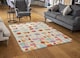 image 2 of Leaves And Flowers, Abstract Shapes Designer Rug | Multi
