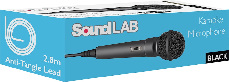 image 1 of Black Dynamic Plastic Microphone