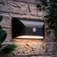 image 3 of ValueLights Owen Black IP65 LED PIR Motion Sensor Outdoor Wall Light | Black