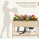 image 7 of Yaheetech 80 cm H Wooden Raised Garden Bed-Wood