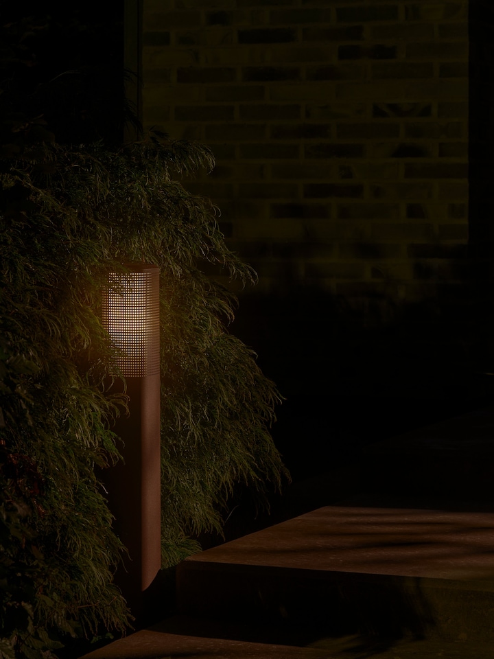 image 1 of Nordlux Sidara Outdoor Garden Post Brown Aluminium E27 Coastal/Marine Safe - Mains Powered, IP44