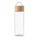 image 1 of MidOcean Ameland Bamboo 500ml Water Bottle - Transparent - One Size Clear | One Size